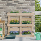 Fioriere per Euro pallet 12 pcs Verde 36 x 13,5 x 9,5 cm