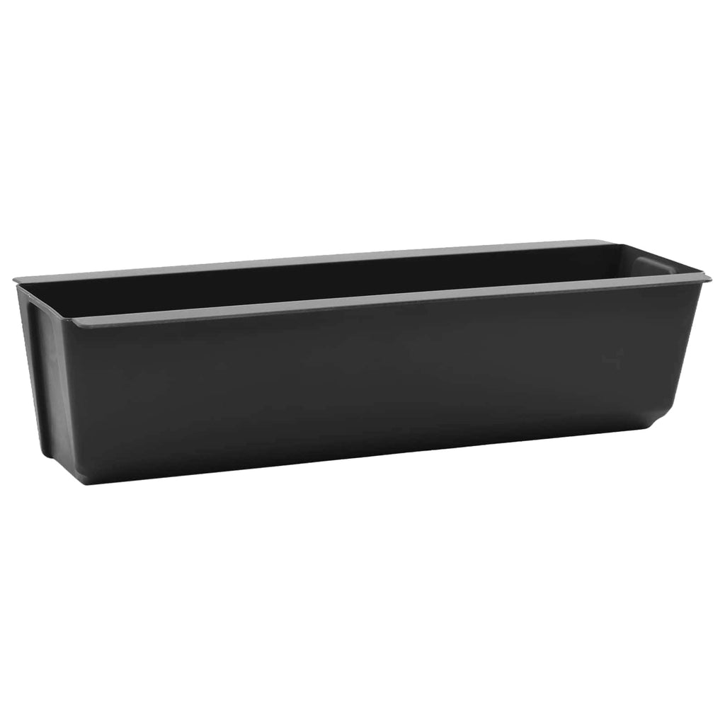 Fioriere per Euro pallet 12 pcs Nero 36 x 13,5 x 9,5 cm