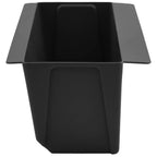 Fioriere per Euro pallet 12 pcs Nero 36 x 13,5 x 9,5 cm