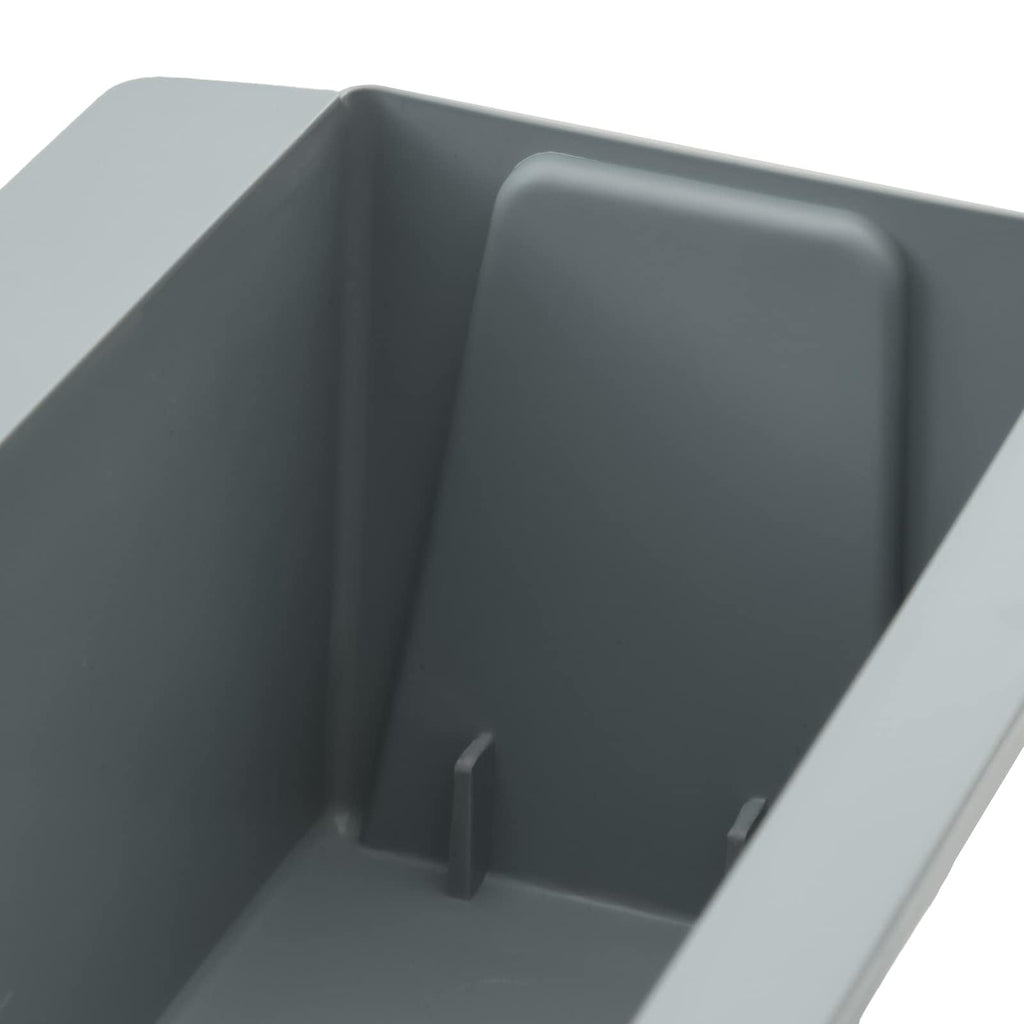 Fioriere per Euro pallet 12 pcs Grigio chiaro