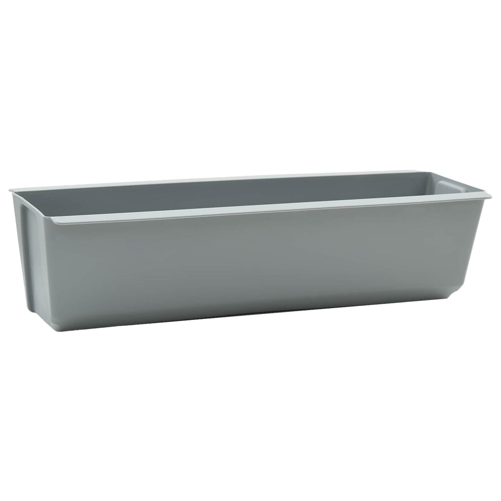 Fioriere per Euro pallet 12 pcs Grigio chiaro