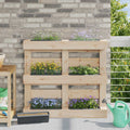 Fioriere per Euro pallet 24 pcs Grigio 36 x 13,5 x 9,5 cm