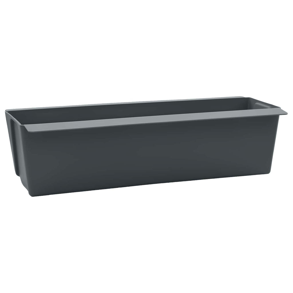 Fioriere per Euro pallet 24 pcs Grigio 36 x 13,5 x 9,5 cm