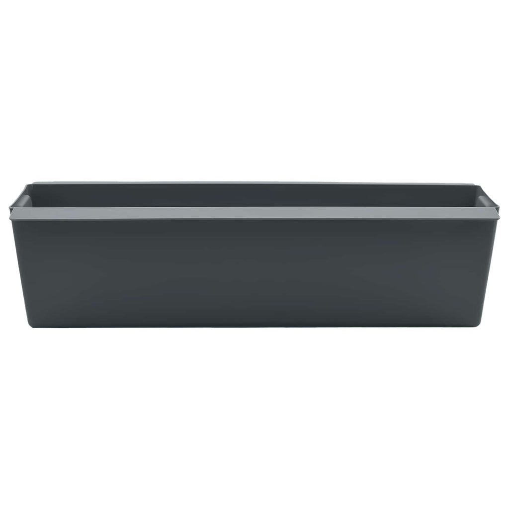 Fioriere per Euro pallet 24 pcs Grigio 36 x 13,5 x 9,5 cm