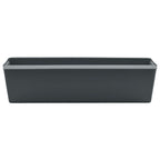 Fioriere per Euro pallet 24 pcs Grigio 36 x 13,5 x 9,5 cm