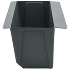 Fioriere per Euro pallet 24 pcs Grigio 36 x 13,5 x 9,5 cm