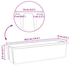 Fioriere per Euro pallet 24 pcs Grigio chiaro