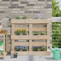 Fioriere per Euro pallet 12 pcs Grigio 13,5 x 9 x 9,5 cm