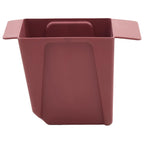 Fioriere per Euro pallet 24 pcs Marrone 13,5 x 9 x 9,5 cm