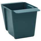Fioriere per Euro pallet 24 pcs Verde 13,5 x 9 x 9,5 cm