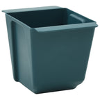 Fioriere per Euro pallet 24 pcs Verde 13,5 x 9 x 9,5 cm