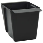 Fioriere per Euro pallet 24 pcs Nero 13,5 x 9 x 9,5 cm