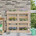 Fioriere per Euro pallet 24 pcs Grigio chiaro 13,5 x 9 x 9,5 cm