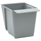 Fioriere per Euro pallet 24 pcs Grigio chiaro 13,5 x 9 x 9,5 cm