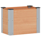 Letto rialzato da giardino Marrone 50 x 30 x 36 cm