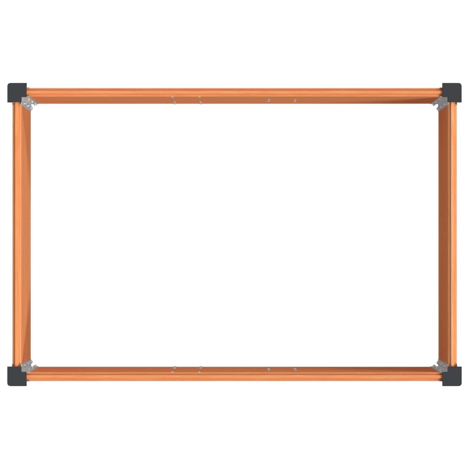 Letto rialzato da giardino Marrone 50 x 30 x 72 cm