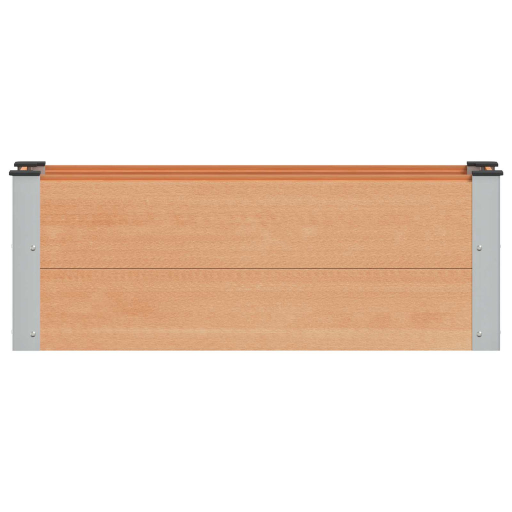Letto rialzato da giardino Marrone 100 x 30 x 36 cm