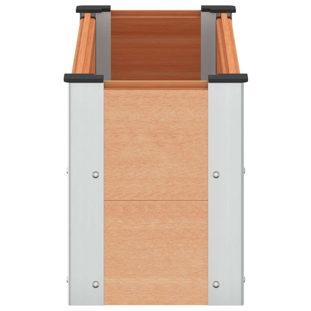 Letto rialzato da giardino Marrone 100 x 30 x 36 cm