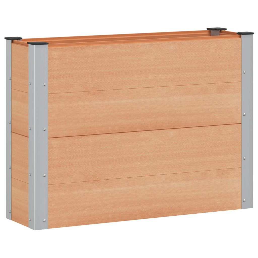 Letto rialzato da giardino Marrone 100 x 30 x 72 cm