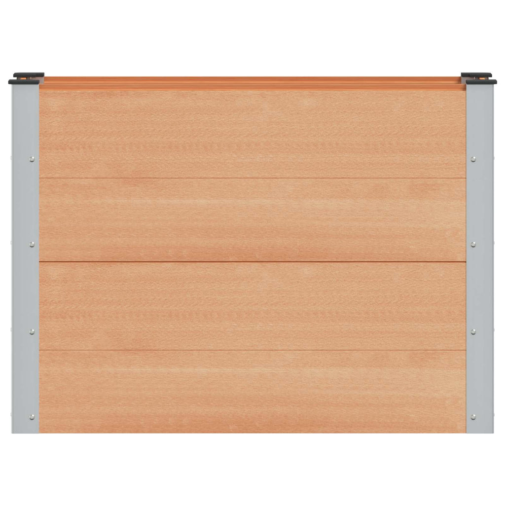 Letto rialzato da giardino Marrone 100 x 30 x 72 cm