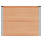 Letto rialzato da giardino Marrone 100 x 30 x 72 cm