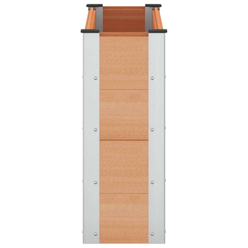 Letto rialzato da giardino Marrone 100 x 30 x 72 cm