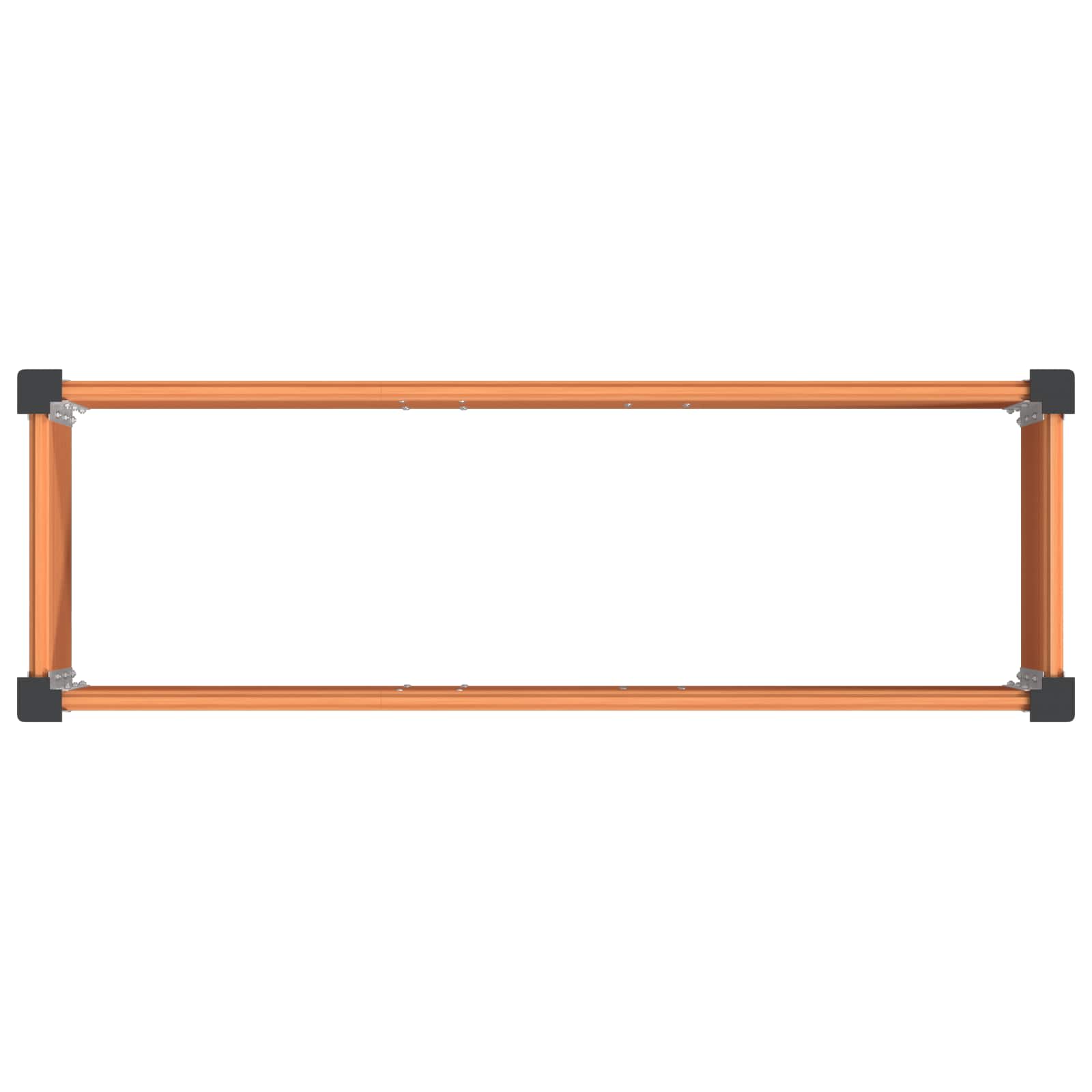 Letto rialzato da giardino Marrone 100 x 30 x 72 cm