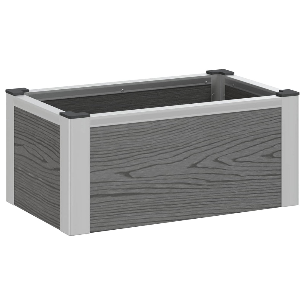 Letto rialzato da giardino Grigio 50 x 30 x 22 cm