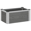 Letto rialzato da giardino Grigio 50 x 30 x 22 cm