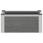 Letto rialzato da giardino Grigio 50 x 30 x 22 cm