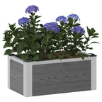 Letto rialzato da giardino Grigio 50 x 30 x 22 cm