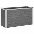 Letto rialzato da giardino Grigio 75 x 30 x 22 cm