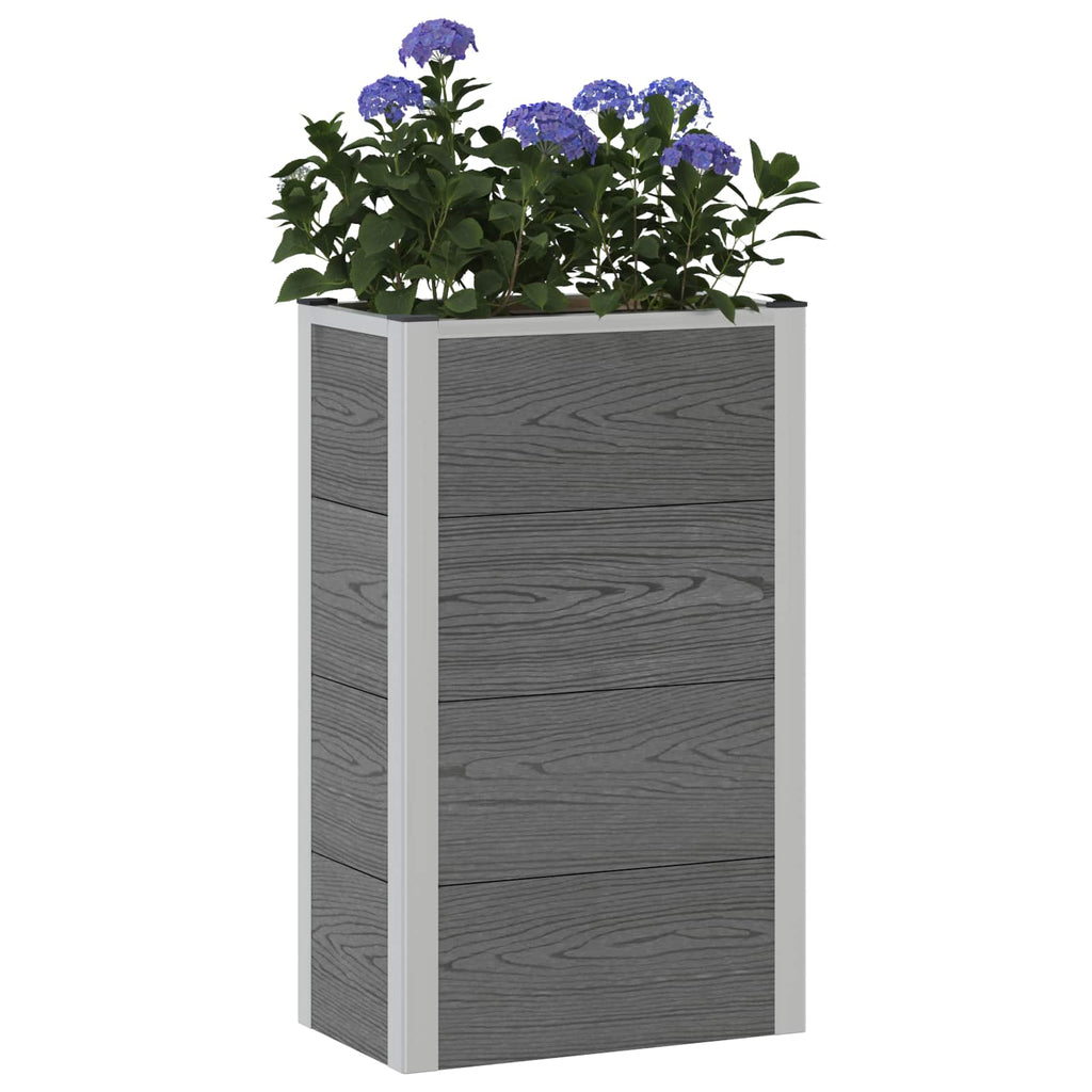 Letto rialzato da giardino Grigio 50 x 30 x 22 cm