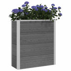 Letto rialzato da giardino Grigio 75 x 30 x 22 cm