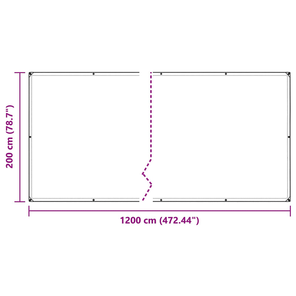 Copertura per Piante Trasparente 2 x 12 m PE