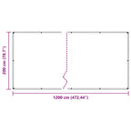 Copertura per Piante Trasparente 2 x 12 m PE