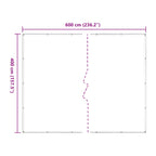 Copertura per Piante Trasparente 4 x 6 m PE