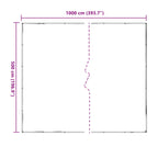 Copertura per Piante Trasparente 5 x 10 m PE
