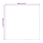 Copertura per Piante Trasparente 8 x 8 m PE