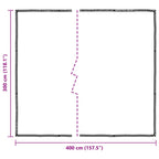 Copertura per Piante Trasparente 3 x 4 m PE