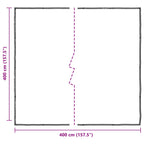 Copertura per Piante Trasparente 4 x 4 m PE
