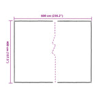 Copertura per Piante Trasparente 4 x 6 m PE