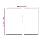 Copertura per Piante Trasparente 4 x 10 m PE