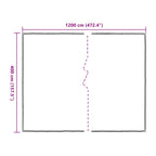 Copertura per Piante Trasparente 4 x 12 m PE