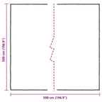 Copertura per Piante Trasparente 5 x 5 m PE