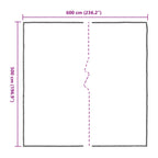 Copertura per Piante Trasparente 5 x 6 m PE