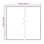 Copertura per Piante Trasparente 5 x 10 m PE