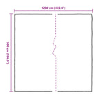 Copertura per Piante Trasparente 5 x 12 m PE