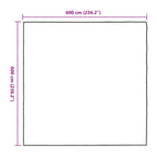 Copertura per Piante Trasparente 6 x 6 m PE