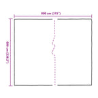 Copertura per Piante Trasparente 6 x 8 m PE